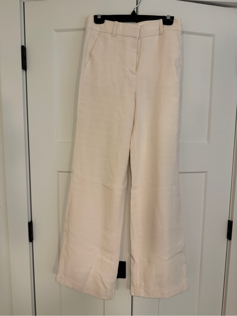 J.Crew Tall cuffed wide-leg trouser in luster canvas 6-Tall